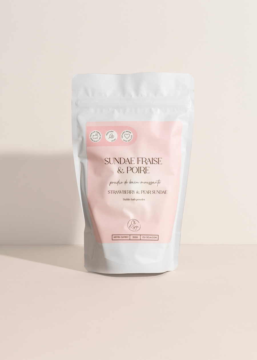 Poudre de bain - Sundae Fraise & Poire
