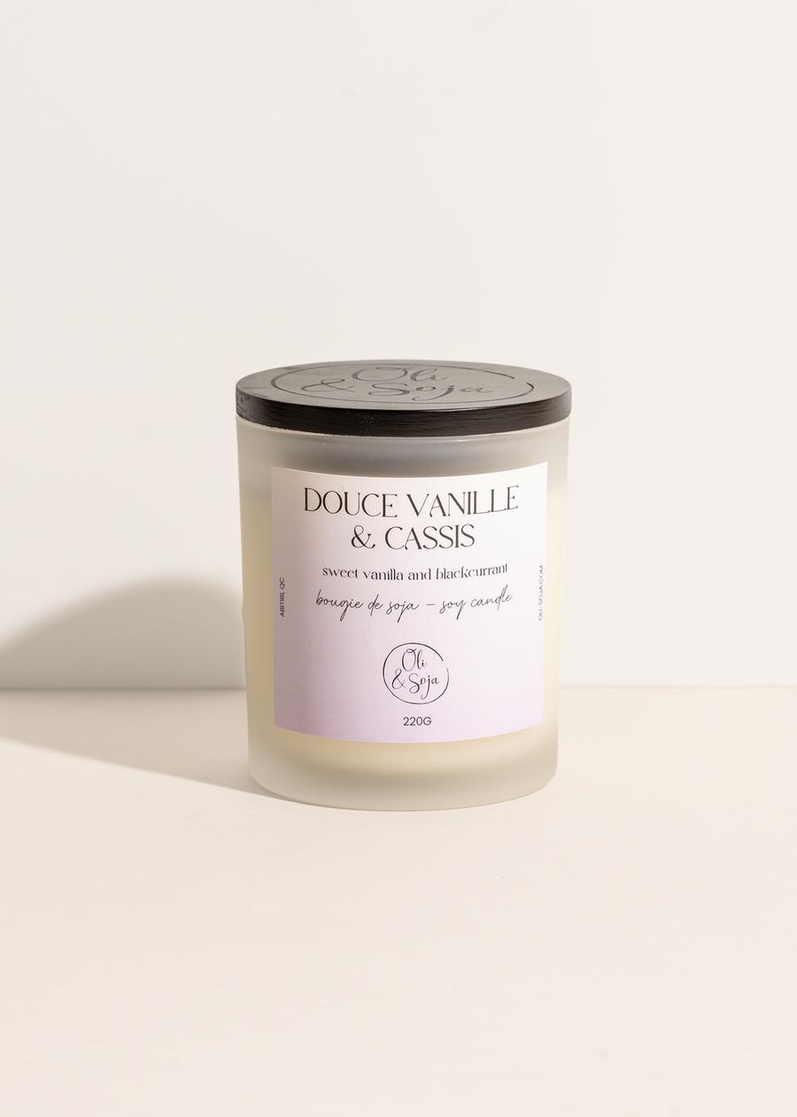 Chandelle - Douce vanille & Cassis