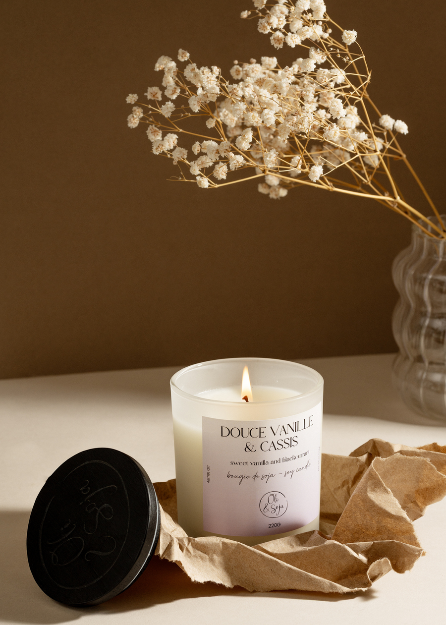 Chandelle - Douce vanille & Cassis