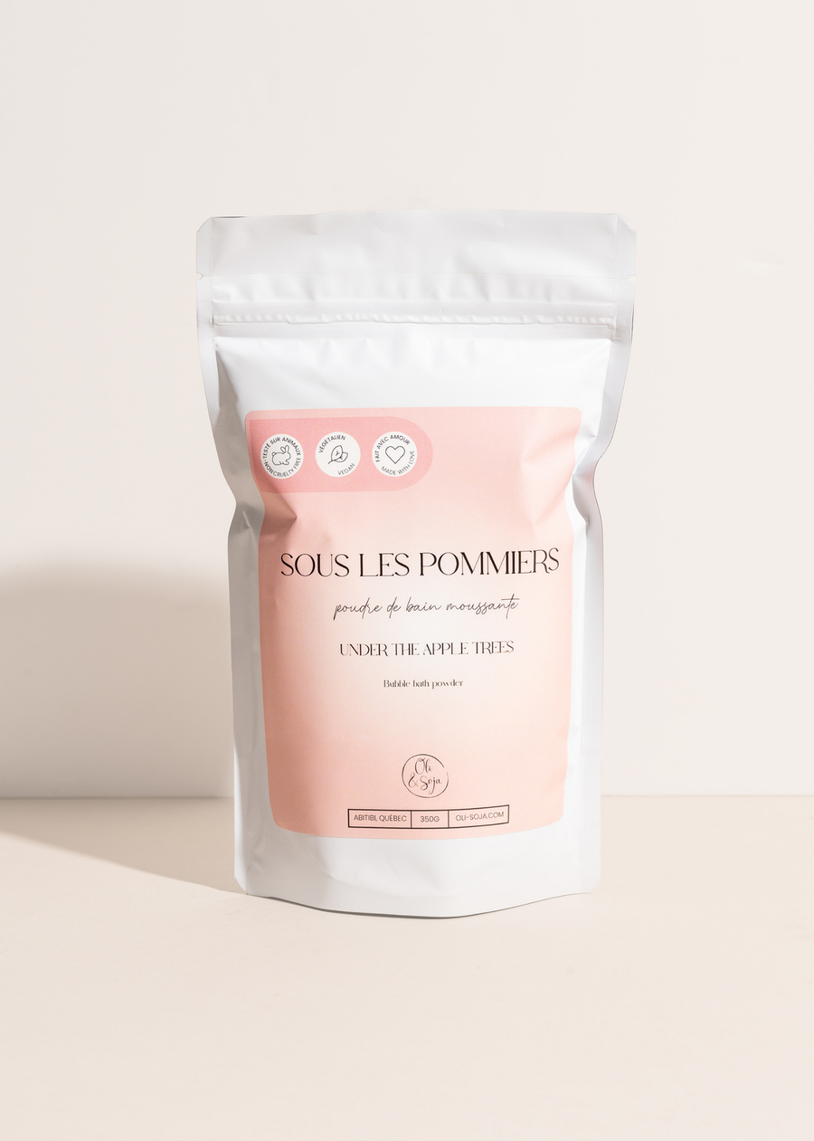 Poudre de bain moussante - Sous les pommiers