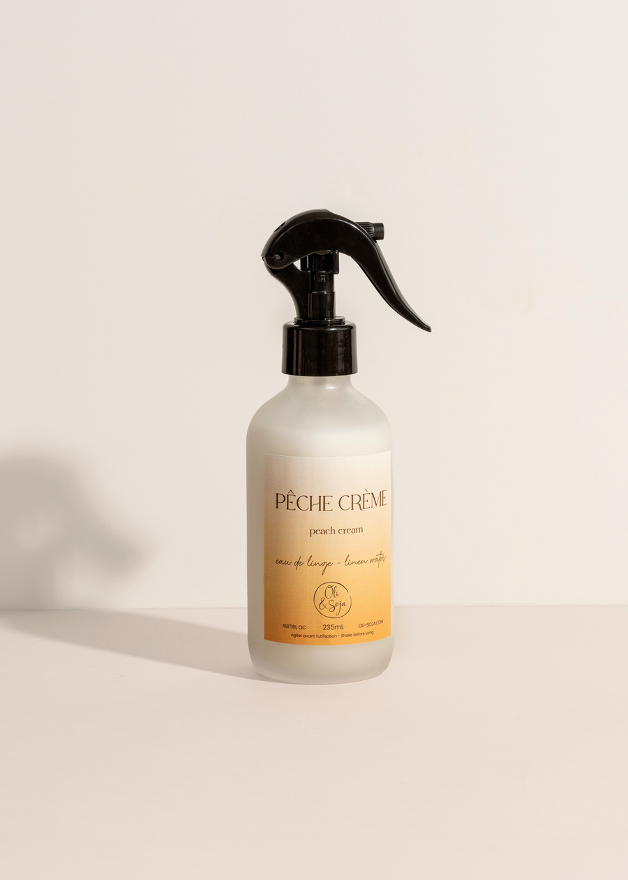 Eau de linge - Pêche crème