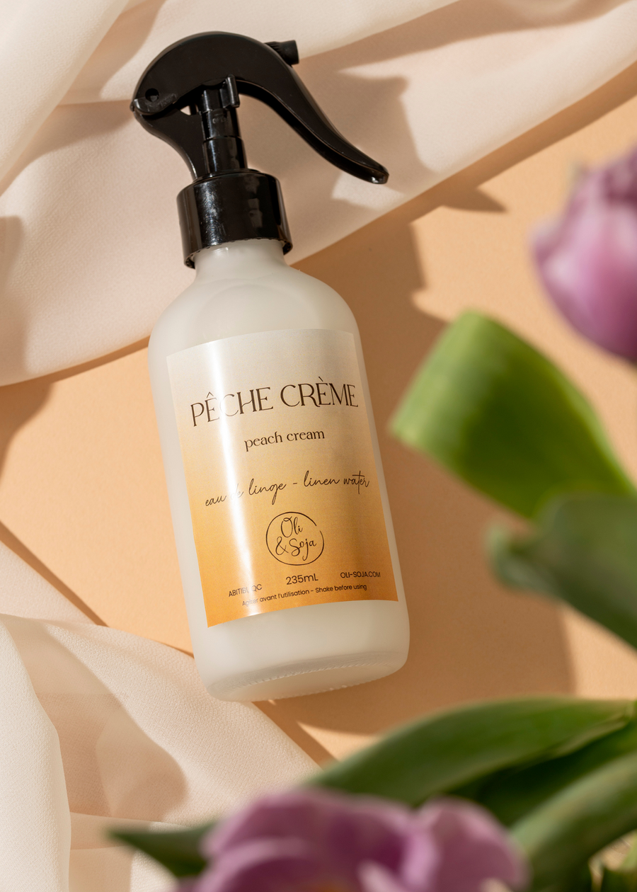 Eau de linge - Pêche crème