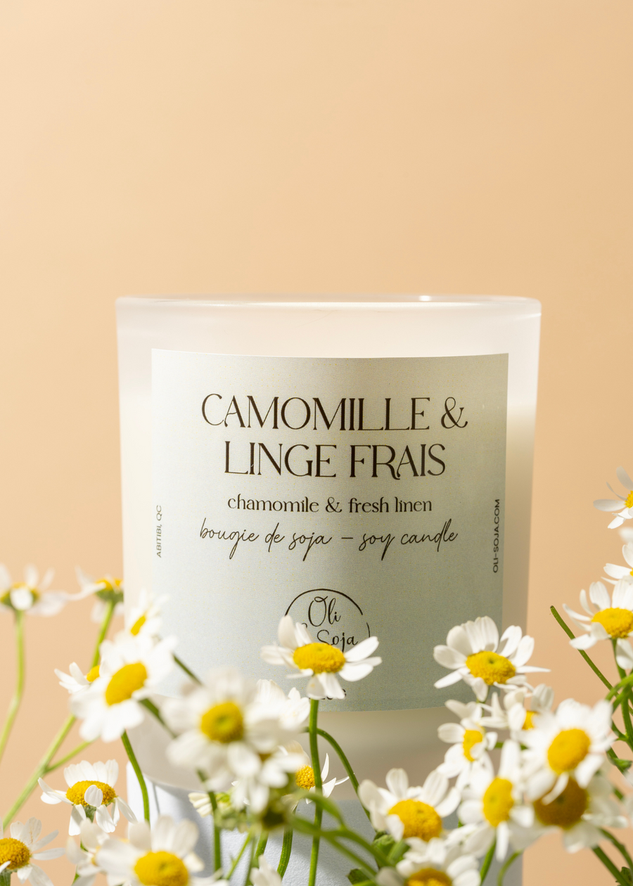 Chandelle - Camomille & linge frais