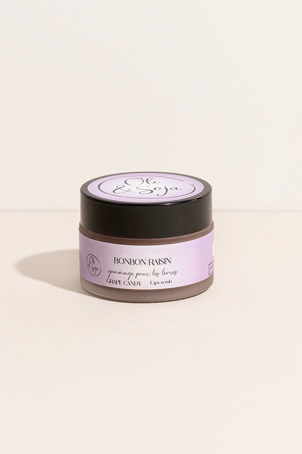 Gommage pour les lèvres - Bonbon raisin